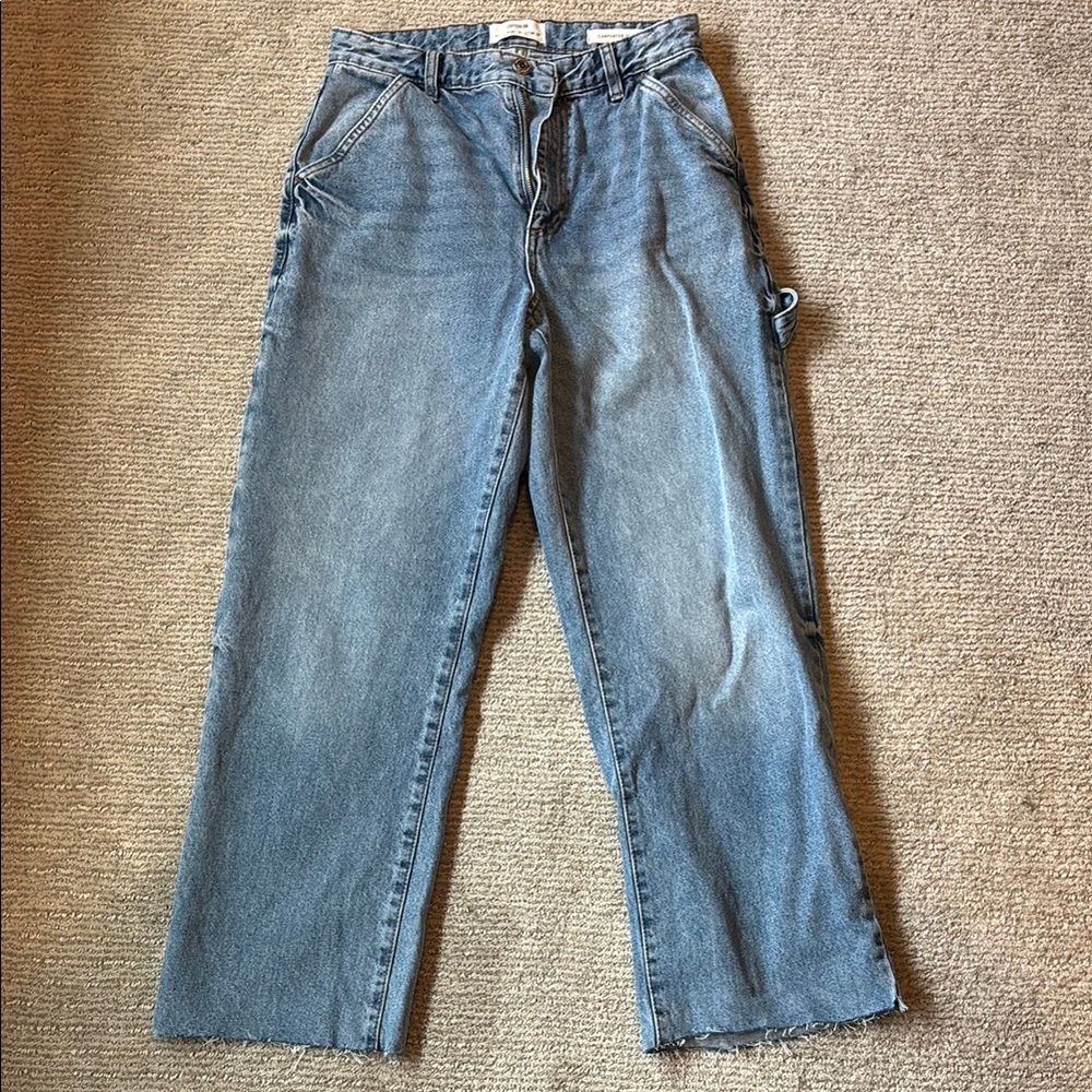 Cotton On Light Blue Straight Leg Jeans